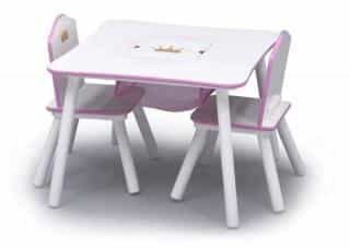 Dětský stůl s židlemi princezny DSBH0744