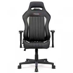 Herní křeslo E-RACER, potah šedá a černá ekokůže, HM, opěrák 90°-180° KA-F06 GREY