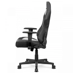 Herní křeslo E-RACER, potah šedá a černá ekokůže, HM, opěrák 90°-180° KA-F06 GREY