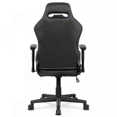 Herní křeslo E-RACER, potah šedá a černá ekokůže, HM, opěrák 90°-180° KA-F06 GREY