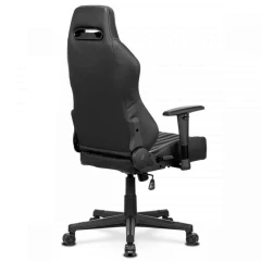 Herní křeslo E-RACER, potah šedá a černá ekokůže, HM, opěrák 90°-180° KA-F06 GREY