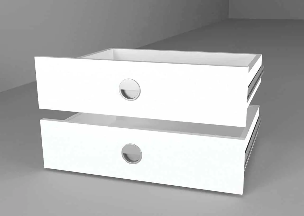 Casarredo Zásuvky (2ks) ke skříni CORA – bílá