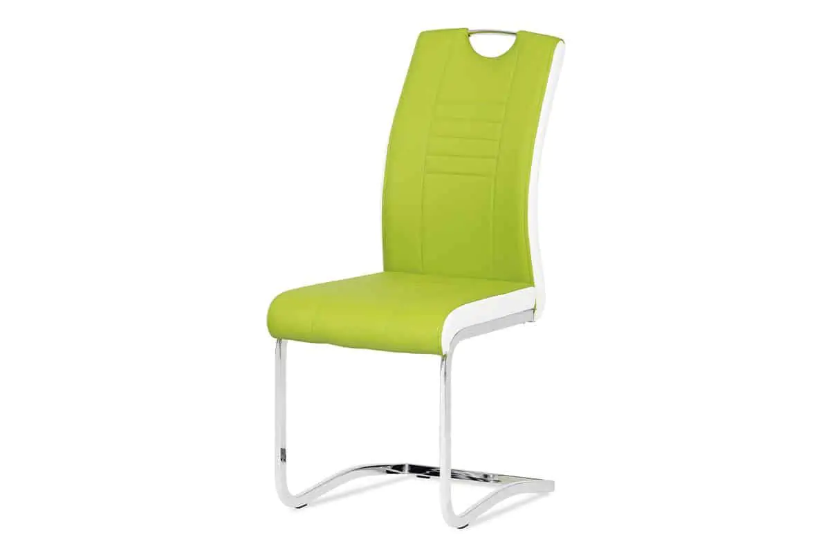 Autronic Jídelní židle DCL-406 BK - černá/bílé boky