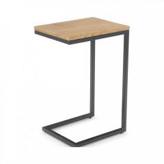 Odkládací stolek NISA - černá/dub zlatý č.1