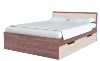 Postel 160x200 se zásuvkami HARMONIE KP604 jasan šimo č.1