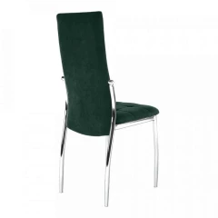 Židle, smaragdová Velvet látka/kov, ADORA NEW