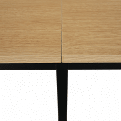 Konzolový stolek v industriálním stylu BUSTA - dub / černá č.4