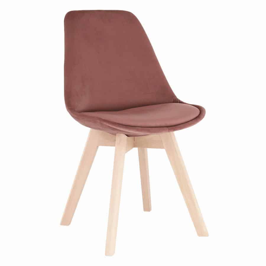 Tempo Kondela Židle LORITA, růžová/buk + kupón KONDELA10 na okamžitou slevu 3% (kupón uplatníte v košíku)