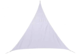 Stínící plachta trojúhelník 2m - bílá č.1
