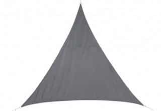 Stínící plachta trojúhelník 2m - šedá č.1