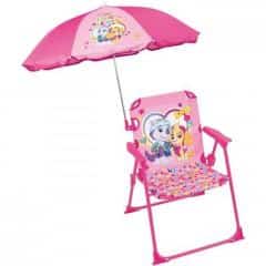 Dětská campingová židlička Tlapková Patrola - růžová ZLAR0940
