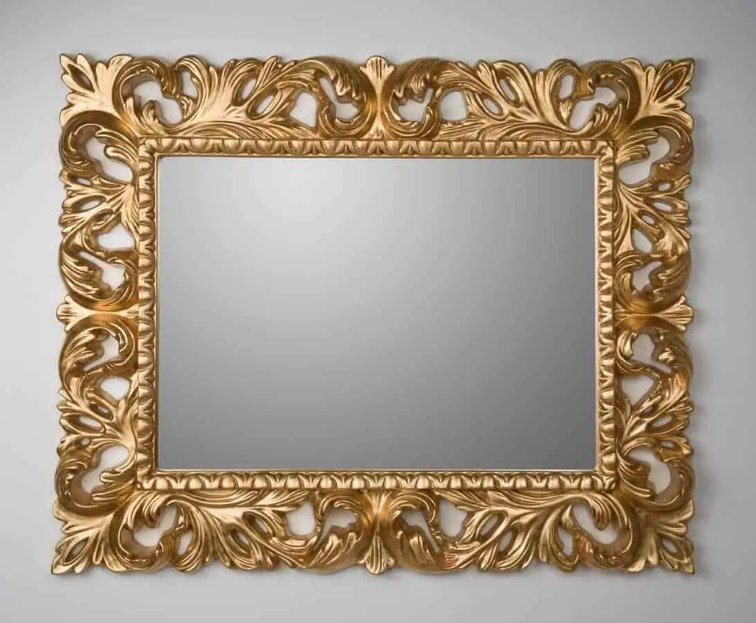 Casarredo Barokní zrcadlo ALCAMO – zlatá