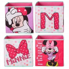 Dětské úložné boxy Minnie - 4 kusy