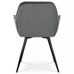 Jídelní židle DCH-421 GREY4 – šedá sametová č.5