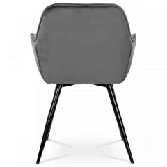 Jídelní židle DCH-421 GREY4 – šedá sametová č.5