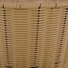 Květináč, béžový, ratan, MOMOL