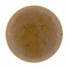 Květináč, béžový, ratan, MOMOL