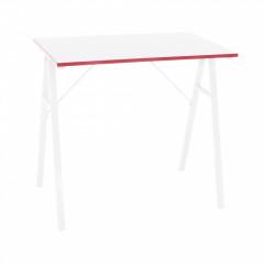 Počítačový stůl RALDO bílá/červená