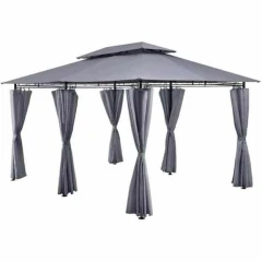 Zahradní altán 3x4m GARDEN 26020 tm.šedá