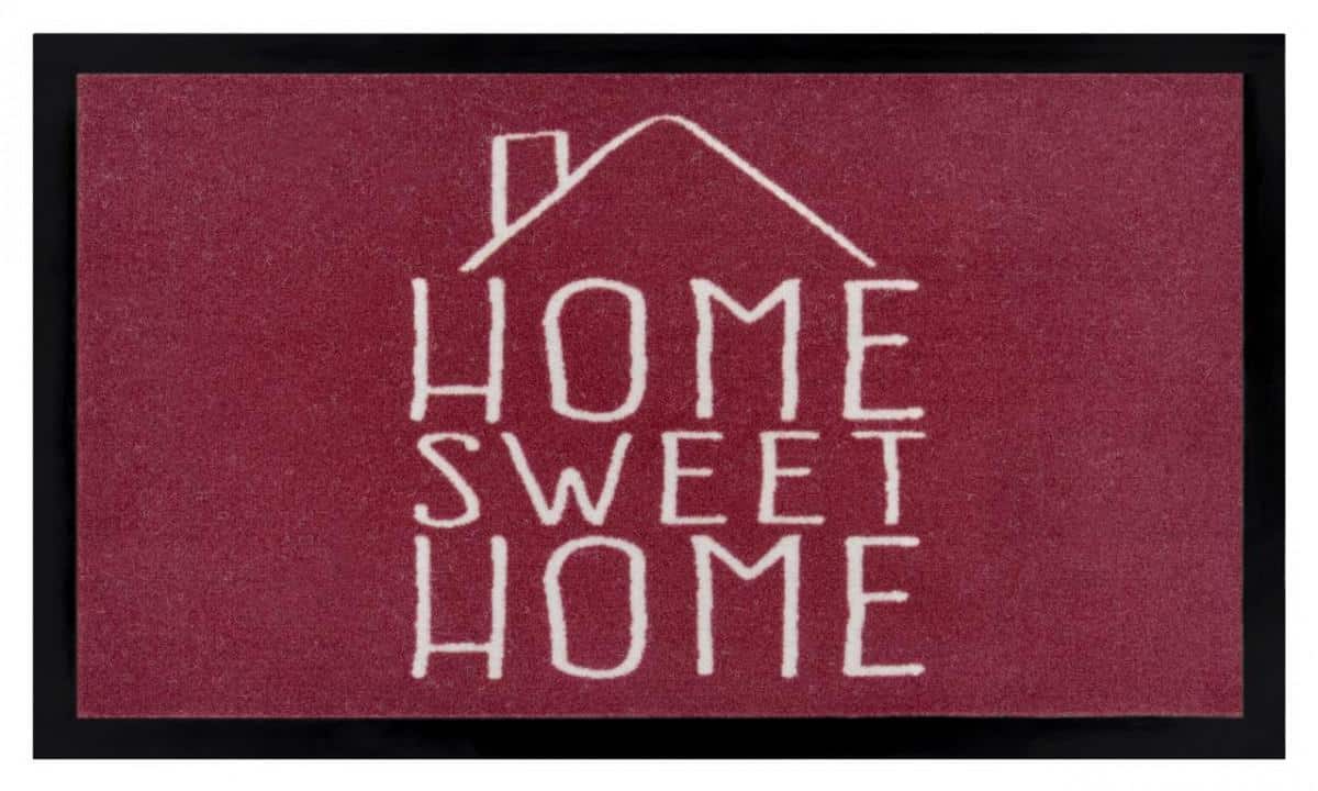 Hanse Home Protiskluzová rohožka Printy 105380 – Home sweet home 45x75 cm