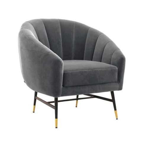 Křeslo BRITNEY - šedé