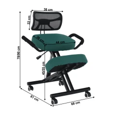 Ergonomická klekačka RUFUS - zelená č.2