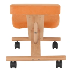 Ergonomická klekačka FLONET - oranžová/buk č.3