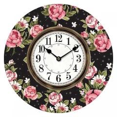 Hodiny nástěnné MDF, 34cm HA1672