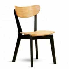 Jídelní židle NICO - dub/černá č.1