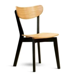 Jídelní židle NICO - dub/černá
