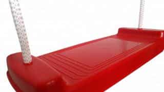 Dětská plastová houpačka červená HO3T0876