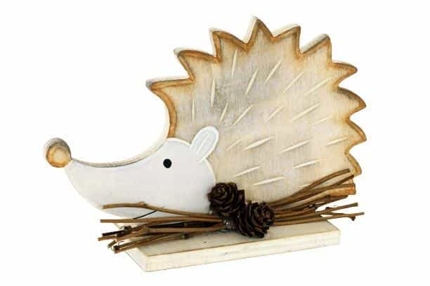 Levně Autronic Dřevěná dekorace ježek KLA278