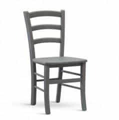 Dřevěná židle Paysane COLOR - masiv grigio anilin