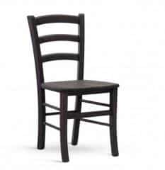 Dřevěná židle Paysane COLOR - carbon č.1