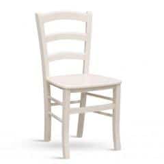 Dřevěná židle Paysane COLOR - masiv bianco anilin č.1