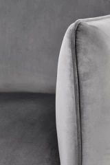 BRASIL fotel wypoczynkowy popielaty / czarny (1p=1szt)