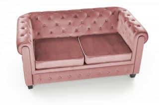 ERIKSEN XL fotel wypoczynkowy różowy / czarny