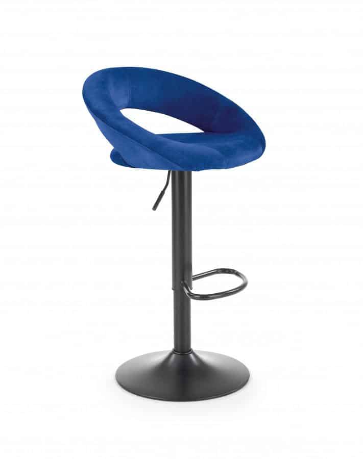 Levně Halmar Barová židle H102 - modrá