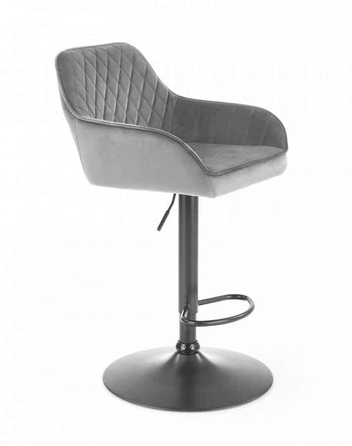 Levně Halmar Barová židle H103 - šedá