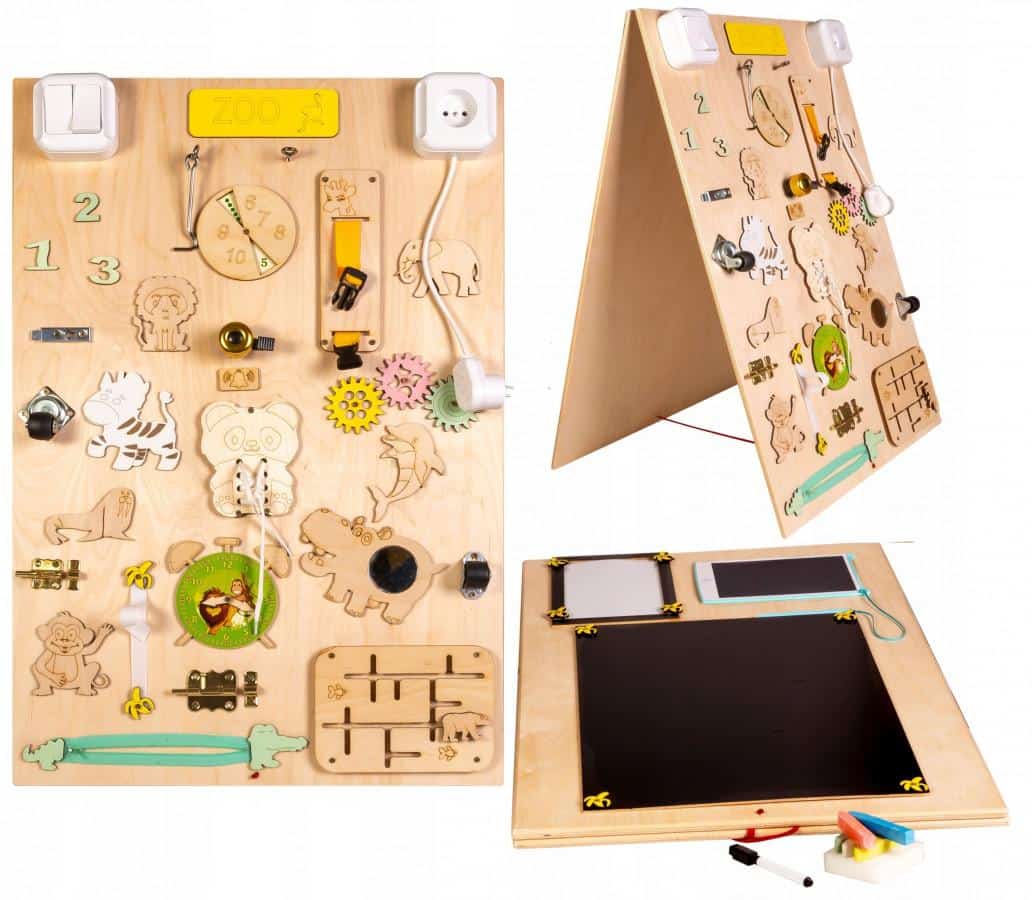 Montessori dřevěná tabulkaZOO - velká TA3T1055