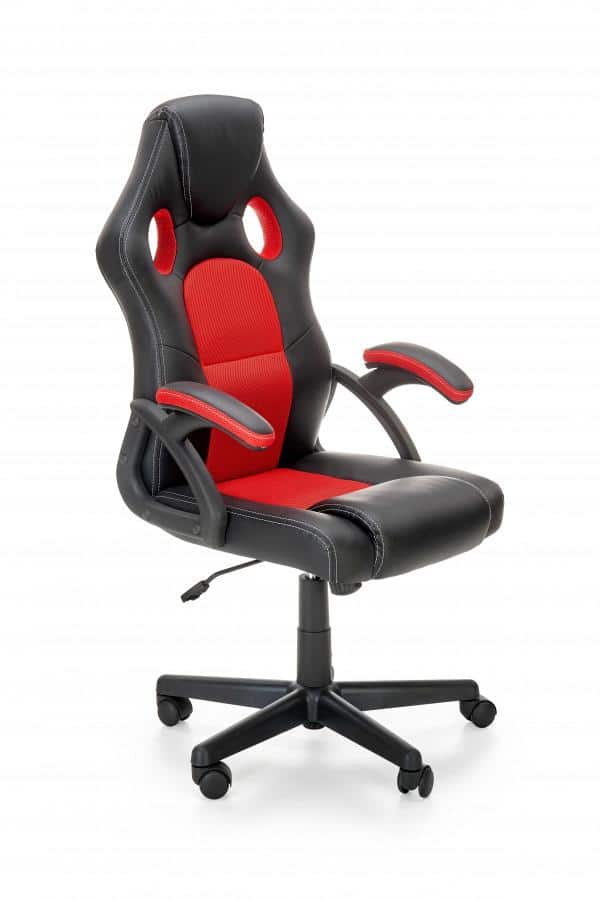 Halmar Kancelářská židle BERKEL - černá/červená