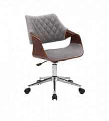 Kancelářská židle COLT - šedá/ořech