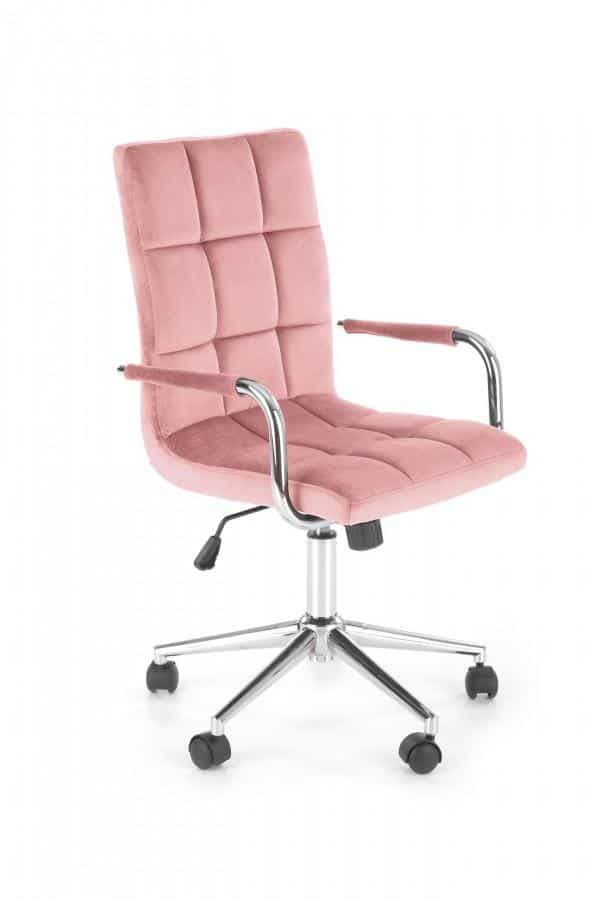 Levně Halmar Kancelářská židle GONZO 4 - růžová
