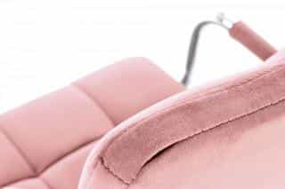GONZO 4 fotel młodzieżowy różowy velvet (1p=1szt)