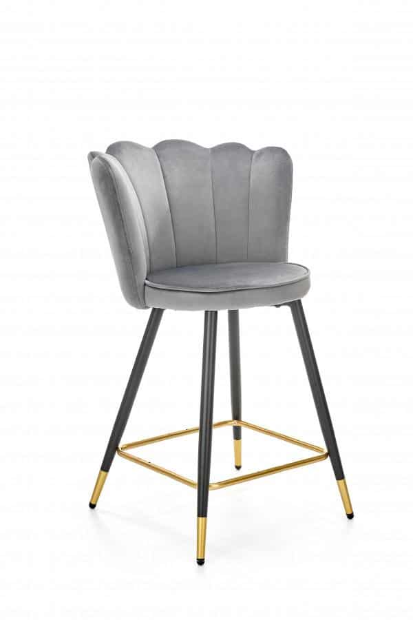 Levně Halmar Barová židle H106 - šedá