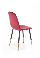 K379 krzesło bordowy (1p=4szt)