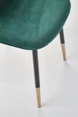 K379 krzesło ciemny zielony (1p=4szt)