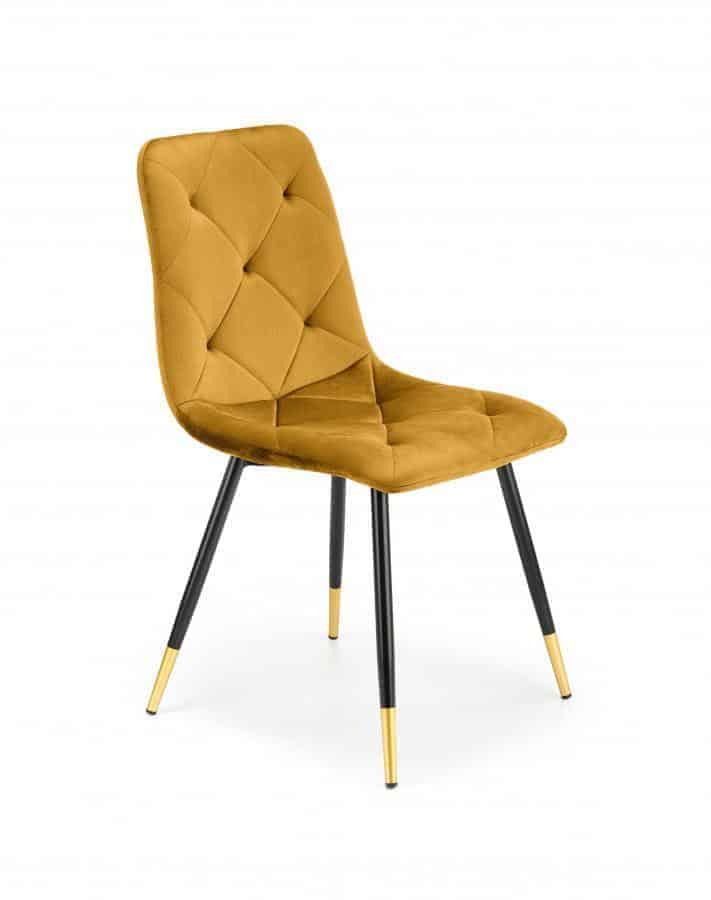 Halmar Jídelní židle K438 - žlutá