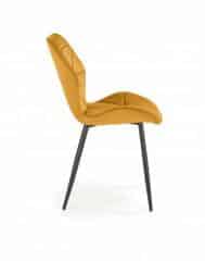 K453 krzesło musztardowy (1p=4szt)