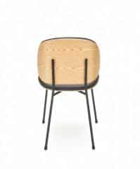 K467 krzesło dąb naturalny / tap: ciemny popiel (1p=2szt)